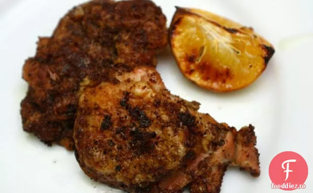 Pulpe de pui cu anason stelat cu lămâie Meyer