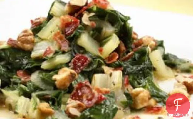 Chard Cu Șalotă, Pancetta Și Nuci