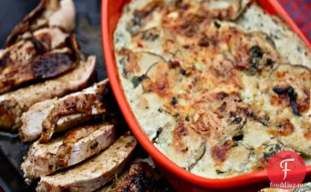 Ancho-Piept De Curcan Frecat Cu Coriandru-Gratin De Cartofi Habanero