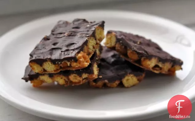 Chocolate Kix Toffee Bark