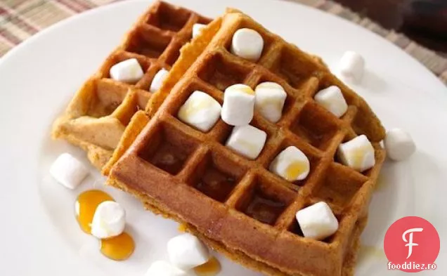 Vafe de cartofi dulci și porumb fără Gluten