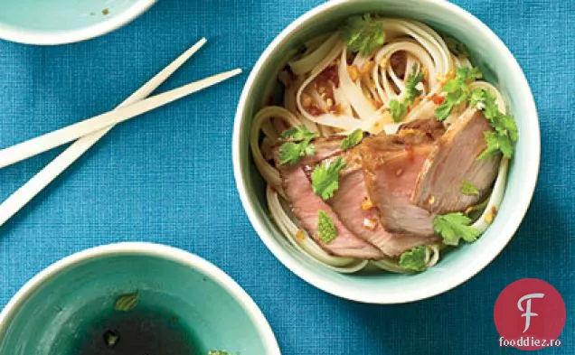 Char Siu peste tăiței de susan