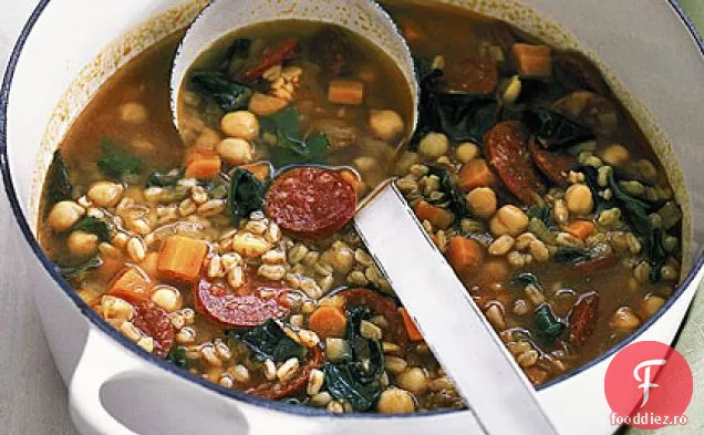 Supă Farro cu Chorizo