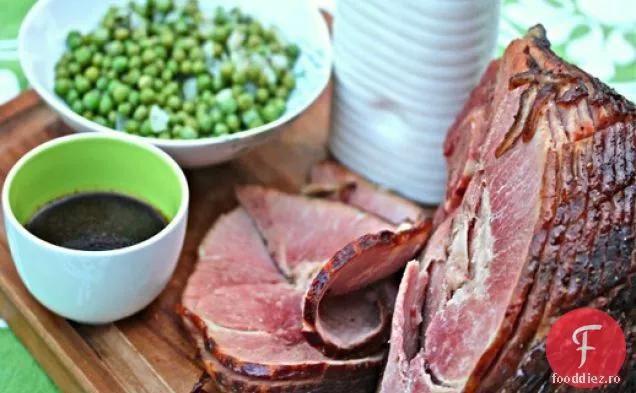 Sunca Glazurata Balsamic Cu Mazare Engleza De Busuioc