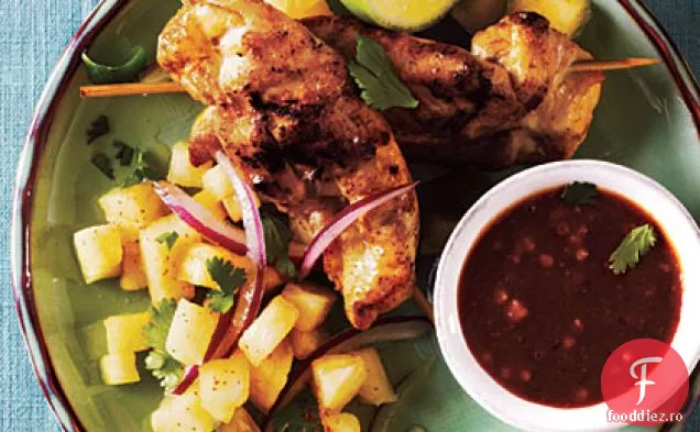 Pui De Ananas Satay