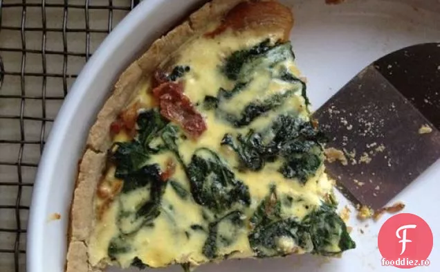 Tarta cu spanac si ceapa fara Gluten