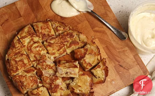 Sare și oțet tortilla spaniolă cu Allioli cheaty rapide