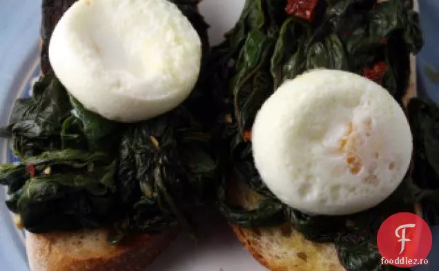 Smoky Chard Peste Pâine La Grătar