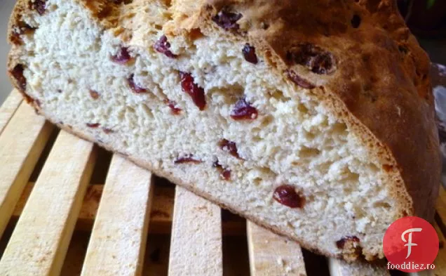 Coacerea pâinii: pâine de sodă cu afine uscate