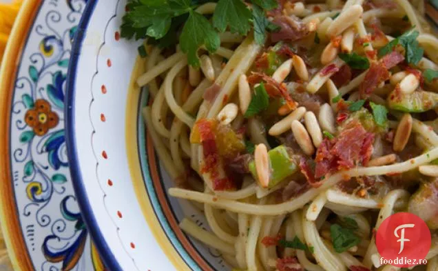 Paste cu smochine și Prosciutto