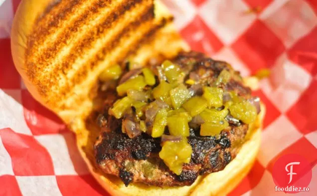 Grătar: Burgeri Verzi De Curcan Chile