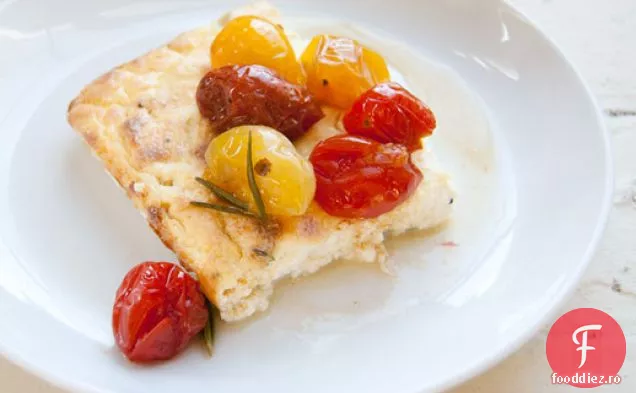 Ricotta la cuptor cu roșii prăjite cu arțar