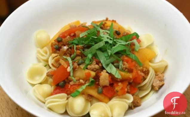 Ragu de mere-porc cu Orecchiette