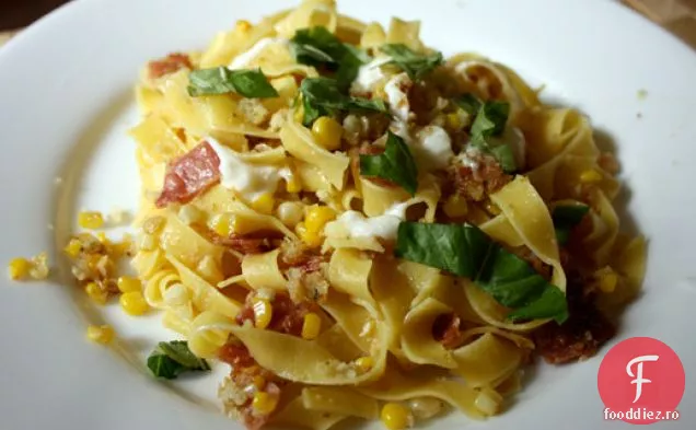 Paste cu porumb, Prosciutto și Burrata