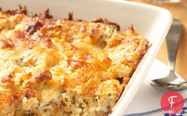 Caserola Ușoară De Cartofi Cu Brânză