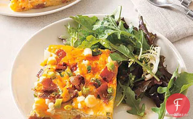 Frittata cu Bacon și brânză
