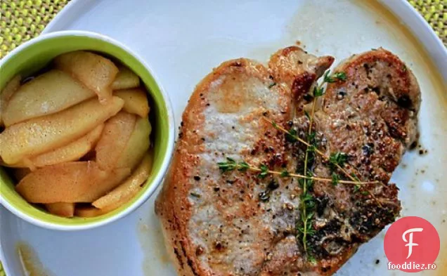 Cotlet De Porc Prăjit Cu Mere Bețive Honeycrisp