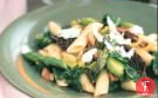 Penne Cu Moreluri Și Legume De Primăvară