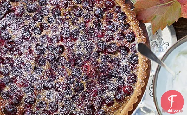 Tarta Cu Zahar Brun-Afine