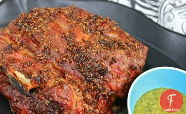 Umăr De Porc Frecat Cu Fenicul Cu Salsa Verde