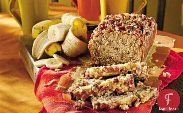 Scorțișoară Cremă De Brânză Cu Vârf Crocant-Pâine Cu Banane-Nuci