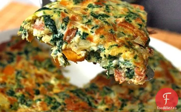 Cina în seara asta: Frittata cu Pepperoni, busuioc și semințe de fenicul