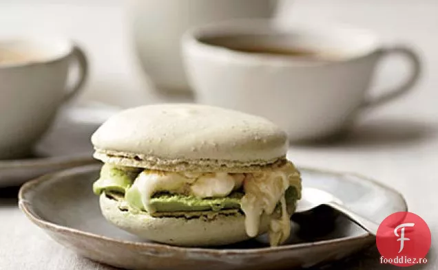 Sandvișuri Cu Înghețată Matcha-Macaron