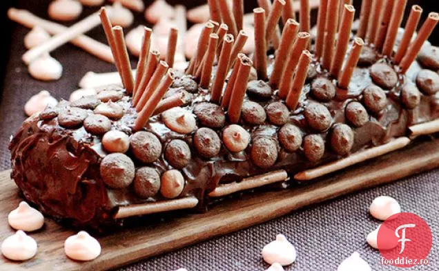 Ciocolata si Caramel Sarat Bûche de Noel
