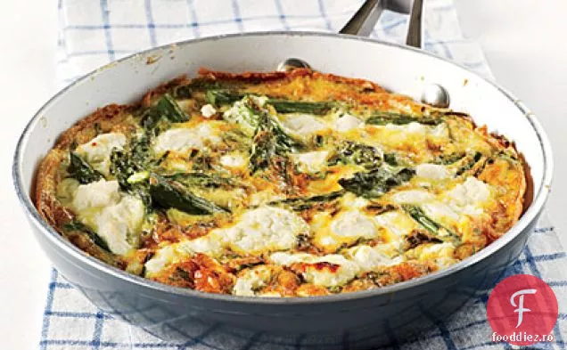 Herby Frittata cu legume și brânză de capră