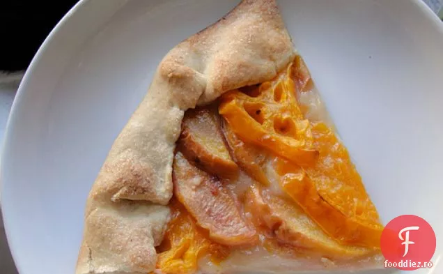 Gatiti cartea: Galette de piersici albe si rosii