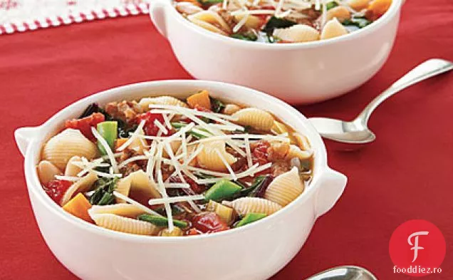 Minestrone copios cu scoici