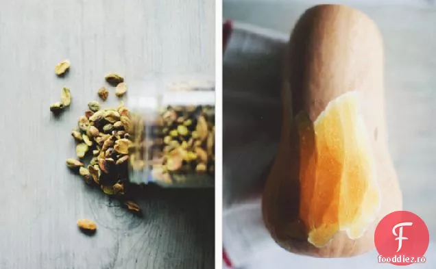 Penne De Nucă Prăjită Cu Pesto De Fistic