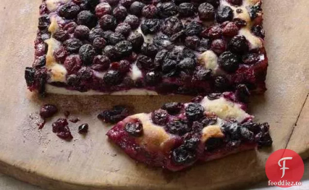 Focaccia dulce de rozmarin și struguri