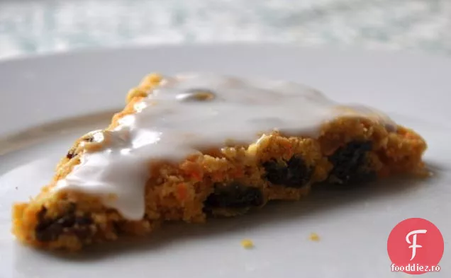 Biscuiți De Tort Cu Morcovi Cu Glazură De Brânză Cremă