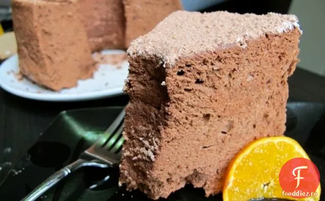Tort De Mâncare Cu Înger De Ciocolată