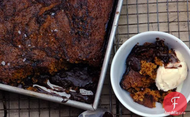 Tort De Budincă De Caramel-Ciocolată Sărat