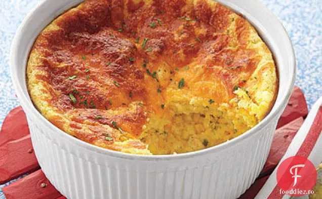 Pâine cu lingură de Cheddar și porumb