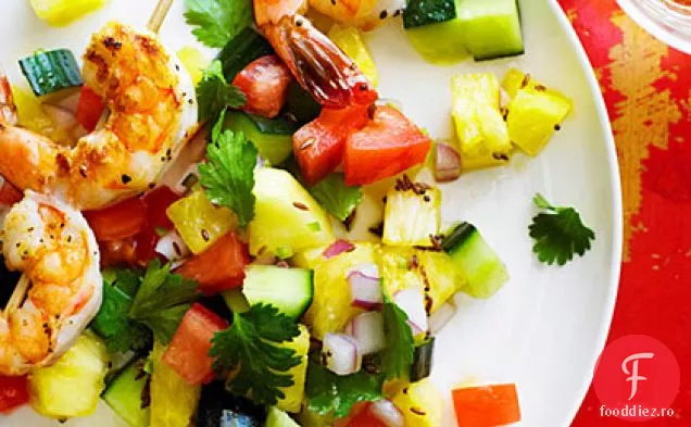 Salată indiană de legume și fructe (Pachadi)