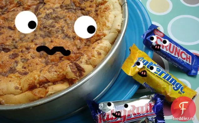 Distracție-Size Bomboane Împânzit Cheesecake