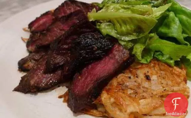 Gatiti cartea: friptura la gratar cu arome coreene si clatite Picante de cartofi