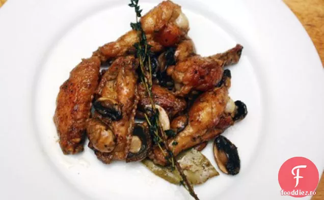 Aripioare de pui cu ciuperci Ferran Adrians