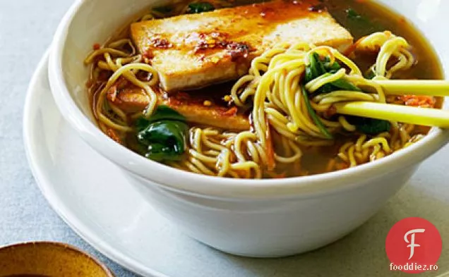 Tofu de Chili glazurat cu Ramen