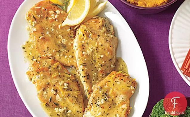 Pui de usturoi cu rozmarin