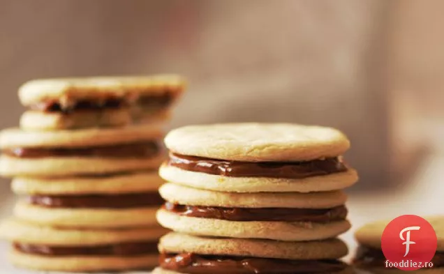 Alfajores (cookie-uri Sandwich Dulce de leche)