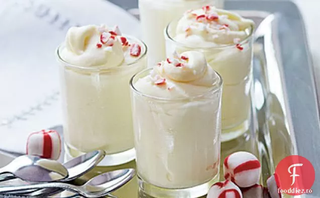 Mousse De Ciocolată Albă-Mentă