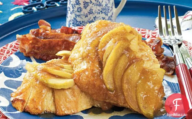 Pâine Prăjită Franceză Cu Mere Peste Noapte