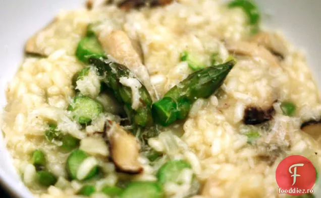 Cina în seara asta: Risotto cu sparanghel și Shiitake