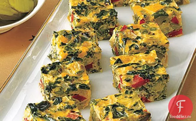 Pătrate De Legume Frittata