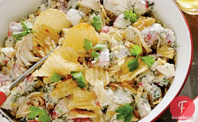 Salată De Cartofi Cu Spanac-Anghinare