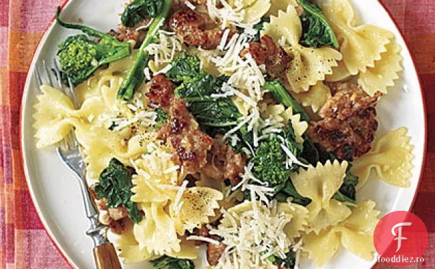 Papioane cu cârnați și Broccoli Rabe
